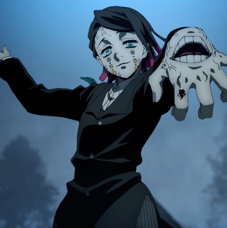Enmu Lower Moon 1 who manipulated dreams on the Mugen Train in Demon Slayer